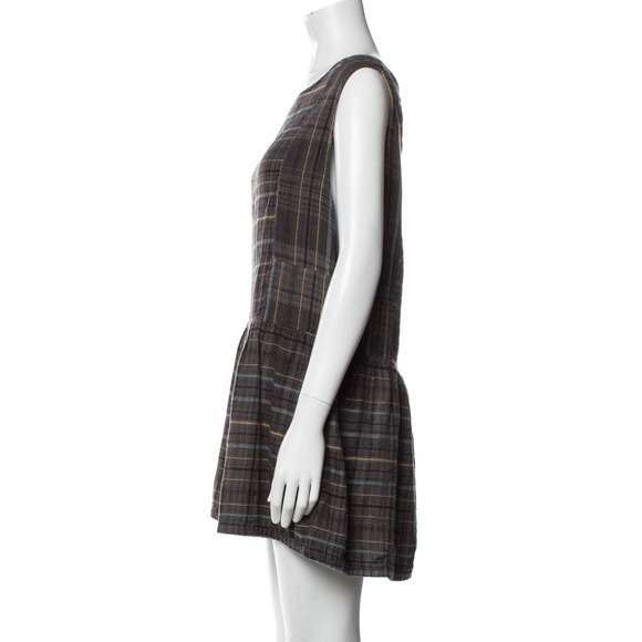 Ace & Jig Plaid Sleeveless Mini Dress - Picture 3 of 5